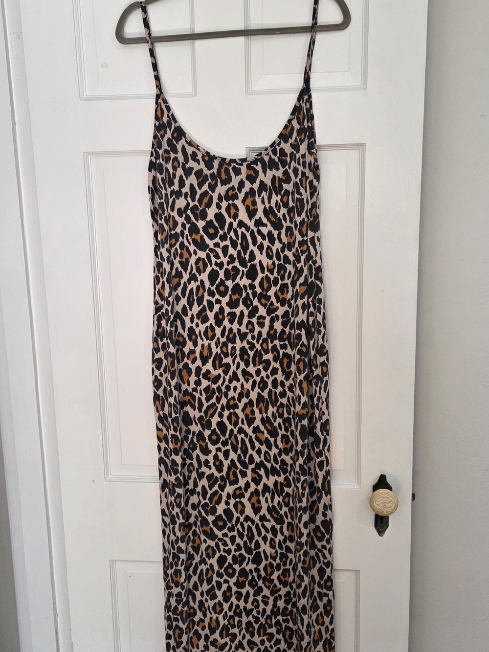 Boohoo Leopard Print Maxi Tube Dress